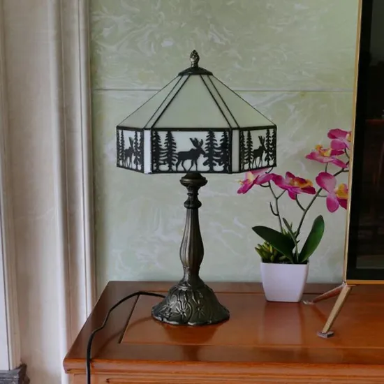 Tiffany Table Lamp Creative Bedroom Restaurant Table Lighting (WH-TTB-35)
