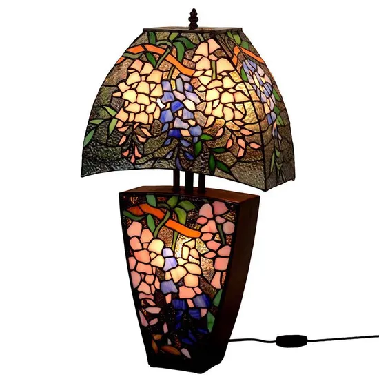 Wisteria Design Tiffany Style Living Room Decorative Table Lamp