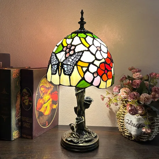 Customized Traditional Countryside Style Tiffany Table Lamp