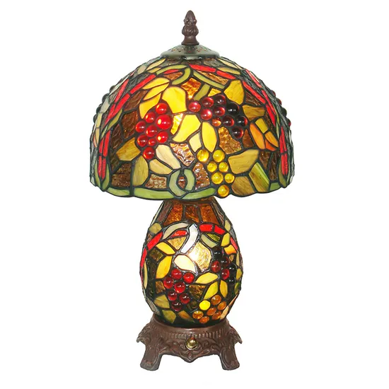 Tiffany Grapes Lights Wholesale Price Home Decor Table Lamp