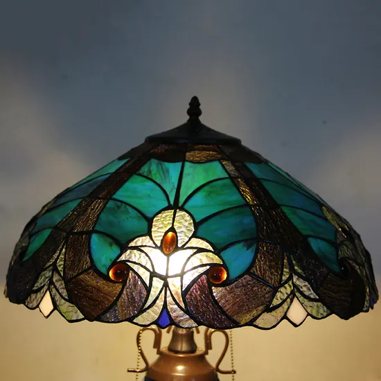 Manufacturer Wholesale Price American Stained Glass Desk Lamp