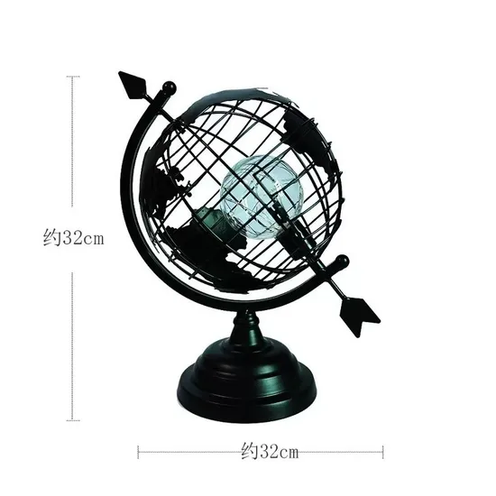 OEM Craft Creative Office Study Decoration Ornaments LED Iron Desk Lamp