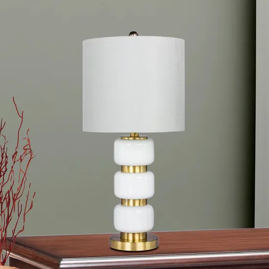 Luxury Clear Glass Double Gourd Table Lamp Hotel Bedroom Bedside Modern Decoration Glass