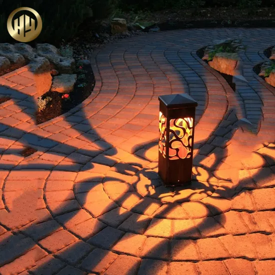 Rusty Laser Cut Custom Pattern Metal Steel Decoration Garden Light Lampshade