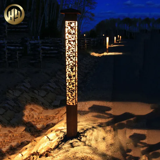 Modern Garden Outdoor Rusty Metal Decoration Light Cover