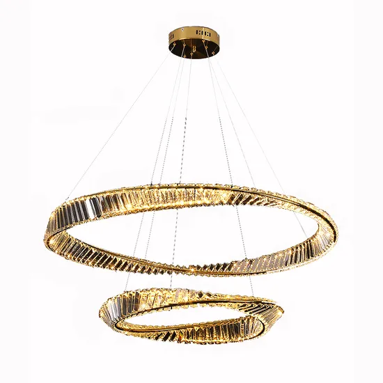 Konig Lighting China Crystal Lamp Shade Chandelier European Style Red Chandelier Hot Selling Long Hanging Large Hotel Exhibition Hall Crystal Chandelier