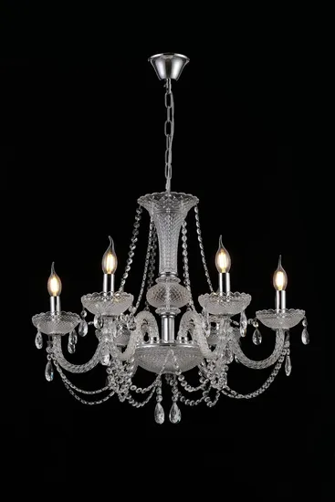 Modern Luxury Crystal Pendant Light European Living Room Bedroom Lamp Candle Crystal Chandeliers for Home Lighting