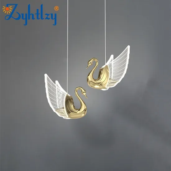 New Homedecor Luxury Style Modern Swan Chandelier LED Pendant Light Decor Indoor Luminous Bedside Living Room Lamp Zy-Lt004