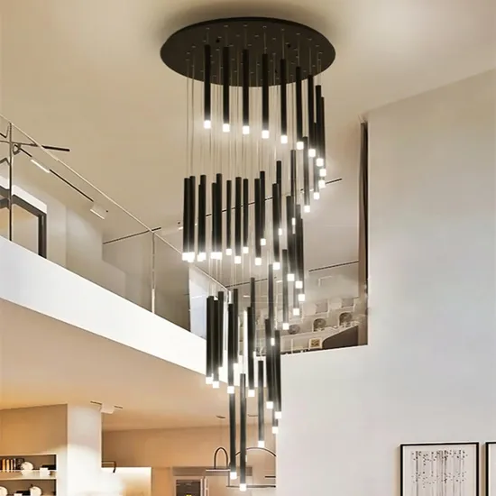 High Quality Hall Corridor Custom Size Crystal Lighting Modern Decoration Light Large Chandelier