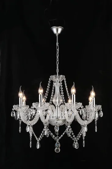 Factory Wholesale Home Ballroom Banquet Hall Living Room Pendant Lights Glass Lighting Crystal Chandeliers