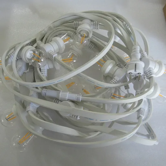 Customized Size 10m or 20m Long G45 LED Bulb Warm White Color Outdoor IP65 Waterproof Christmas Holiday Time Decoration E27/ B22 Festoon String Belt Light