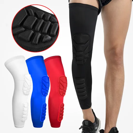 Calf Support Brace for Basketball Football with Padded Shin Protection