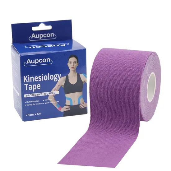 Colorful Pre-Cut Sports Support Therapeutic Elastic Adhesive Fixation Muscle Body/Facial/Chest/Finger/Kinesiology Tape Manufacturer