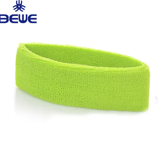 OEM Embroidery Logo Cotton Material Head Sweatband