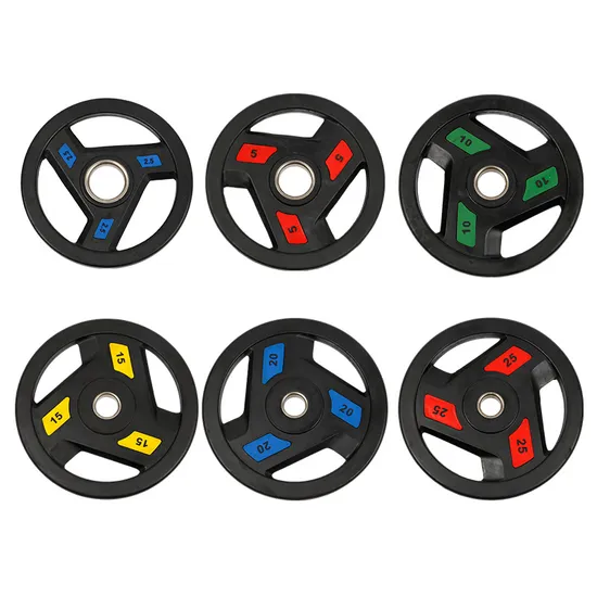 Premium Rubber Grip Weight Plates for Weightlifting