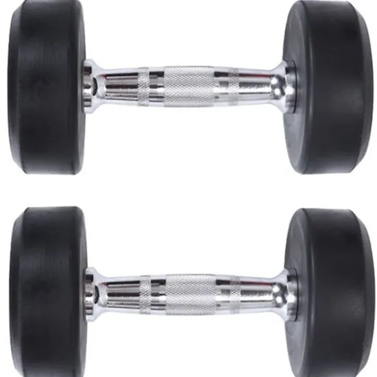 Metal Handles for Strength Gym Training Free Weight 10kg Dumbbell