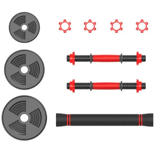 Free Weight Fitness & Body Building Barbell Dumbbells Exercise Adjustable Cement Dumbbell Set