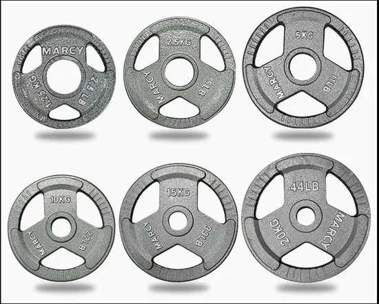 Commercial Gym Equipment for 2" Cast Iron Weight Plates with 7FT Barbell Set
