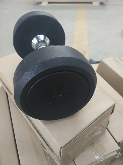Commercial Fitness Equipment Rubber Dumbbell Home Gym Equipment for Weight Lifting