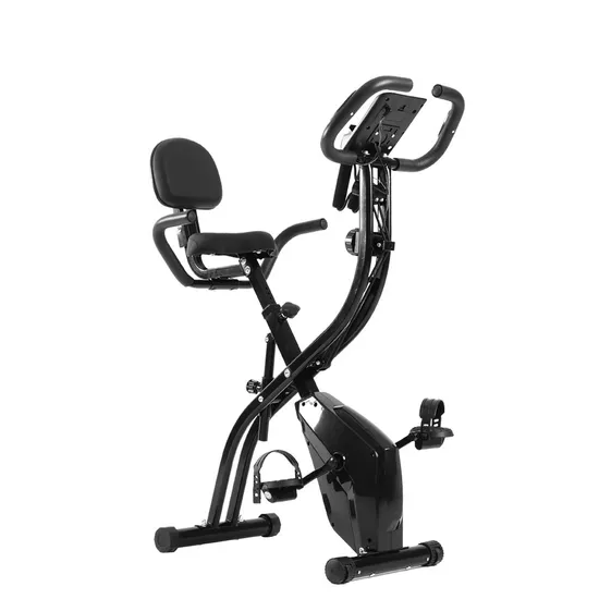 Indoor Stationary Cycling Bike Foldable Exercise Bike Stationary Magnetic Vertical Bike with Tablet Holder Folding Exercise Bike Wbb18045