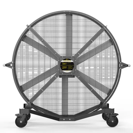 Gym Low Speed Big High Volume Ventilation Equipment Industrial Mobile Fan