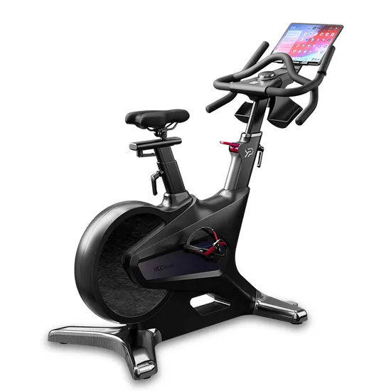 Ypoo Factory Wholesale Workout Body Building Safety Spinning Bike for Fitness Club Use 22 Kg Flywheel Spinning Bike with Ypoofit APP