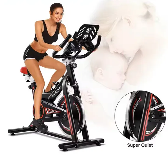 Unisex Indoor Cycling Spin Bike for Home Fitness Magnetic Steel Exercise Bikes for Gym or Home
