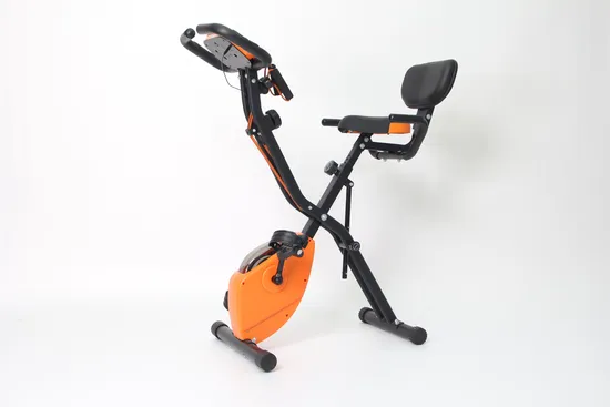 Mini Home Use Folding Magnetic Upright Exercise Bike with 2.5kgs Flywheels