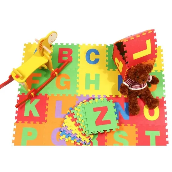 Environmental EVA Floor Rubber Mat Carpet for Kids Interlocking Foam Puzzle Mats