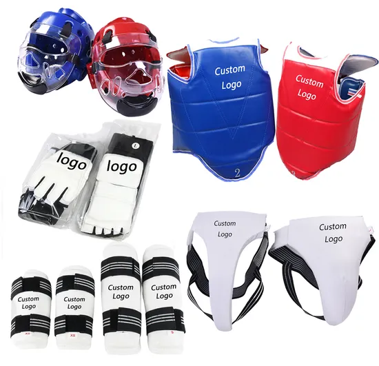 Custom Martial Arts Taekwondo Body Chest Protector Guard for Wtf Taekwondo Training Kids Adults