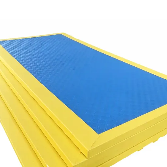 Custom Size and Color Grappling Judo Mat PVC Rubber Back Judo Tatami Mat for Match Training