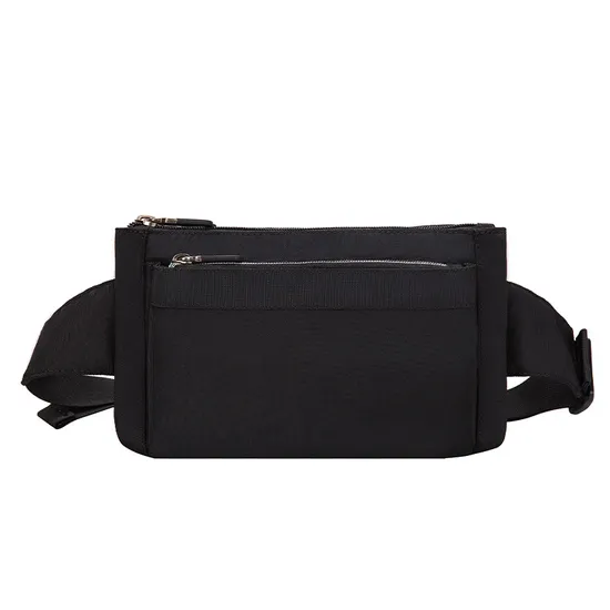 Fanny Packs for Men Running Belt Waist Pack Bag for Walking Workout Hiking Fitness Gym Running Waist Belt Bag Black Pouch Fits Iphones