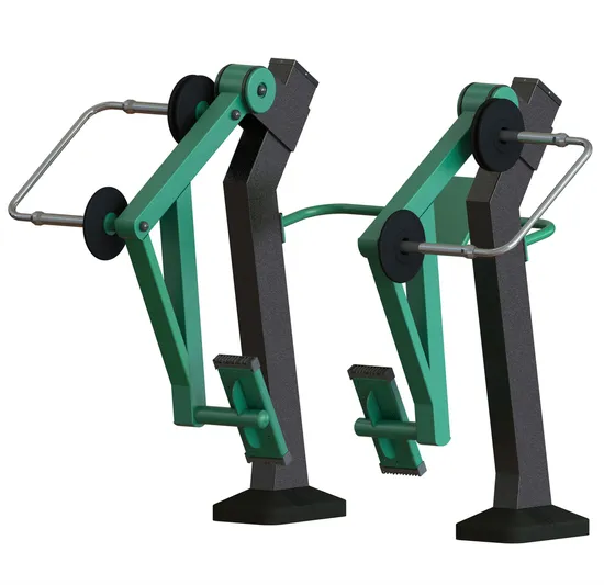 SGS Certificated Outdoor Fitness Equipment Rear Kick with Optional Color