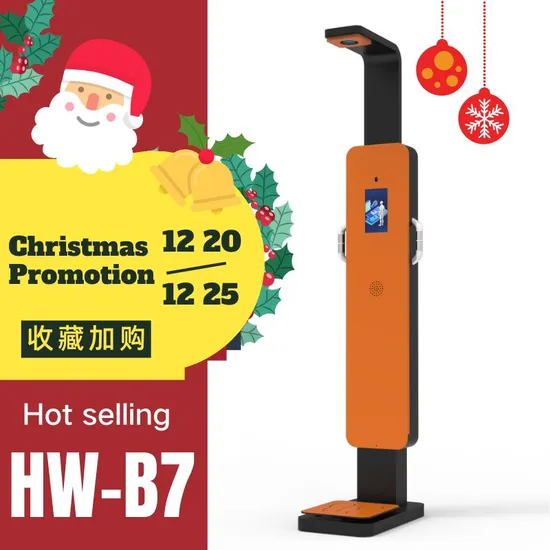 RS232 WiFi Data Transfer LCD 200kg Smart Body Height Weight Scales