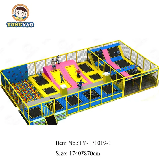 New Soft Play Trampoline with Amusement Park