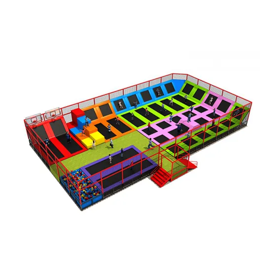 Jumping Big Square Rectangle Bungee Kid Indoor Trampoline Park