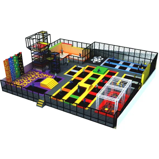 Large Indoor Kids Playground Equipment Adult Trampoline Outdoor Amusement Park