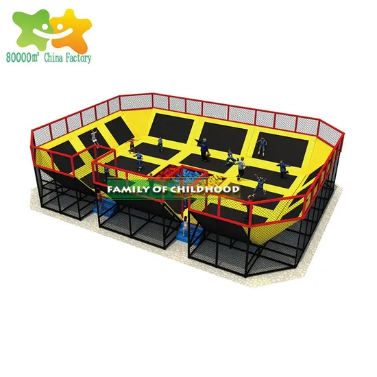 Ce Approved Kid Jumping Bounce House Enclosed Fitness Indoor Park Trampoline