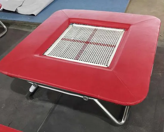 Indoor Gymnastics Training Square Portable Mini Trampoline