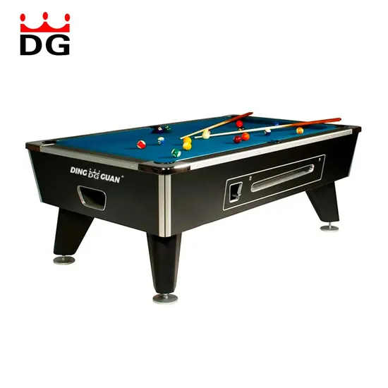 New Design Coin Operated Slate Top 7FT Pool Table for Club Indoor Entertainment
