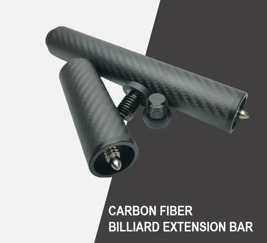 Snooker Stick Extension Bar with Carbon Fiber of High Quality