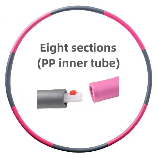 Adjustable Adult Plastic Tube Fitness Hula Hooping Ring