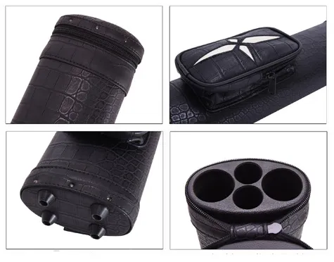 Durable Wholesale Price Leather Billiard Snooker Cue Case