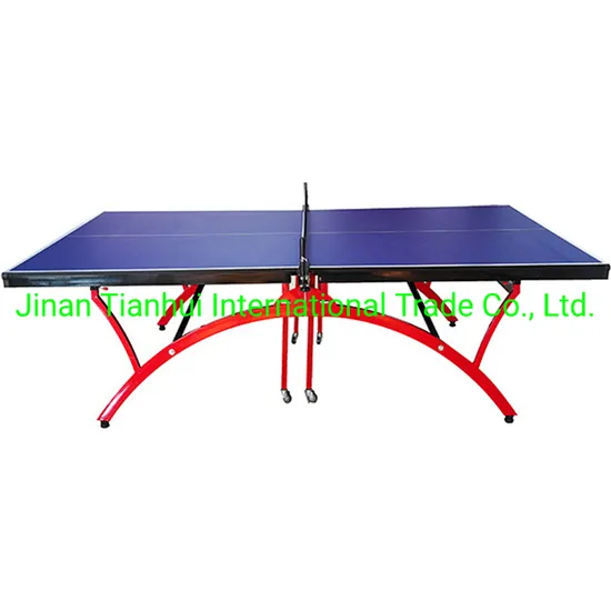 18mm Panel Arched Structure Indoor Table Tennis Table for Competition and Training