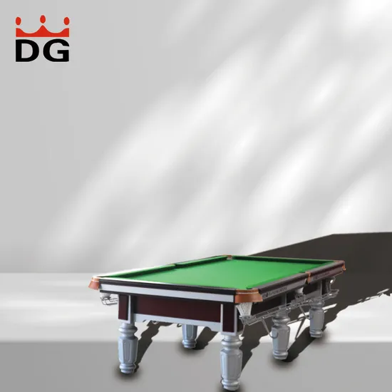 Factory Directly Sale Indoor Cheap Solid Wood Black Stone Pool Table 7FT 8FT 9FT Billiard Table for Sale at Reasonable Price