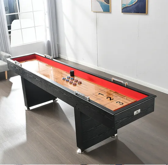 9 Feet Shuffleboard Table with Bowling Shuffleboard Table Game