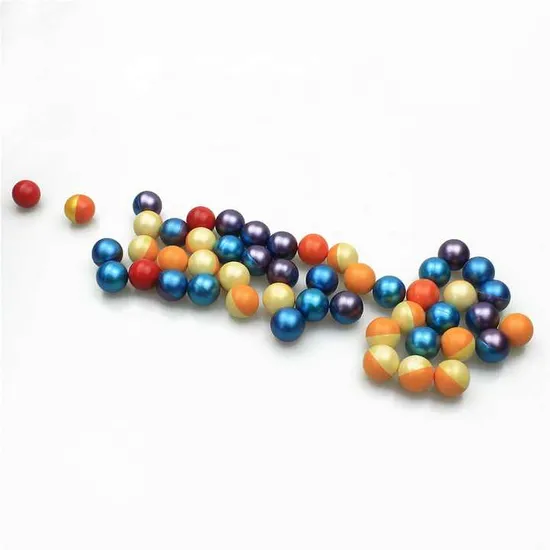 0.43 0.5 0.68 Caliber Pistola De Guns Shooting Professional Paintball Pellets Substances Paintball Balls for Team Sport
