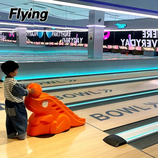 Durable Bowling Pins High-Quality Bowling Equipment Bowling Center Facilities Smoothly Finished Bowling Lanes