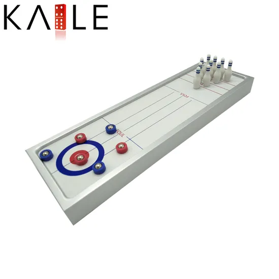 2 in 1 Aluminium Mini Tabletop Game/ Indoor Bowling Game Set