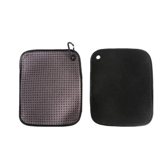 China Manufacture Custom Bowling Ball Towel with Carabiner